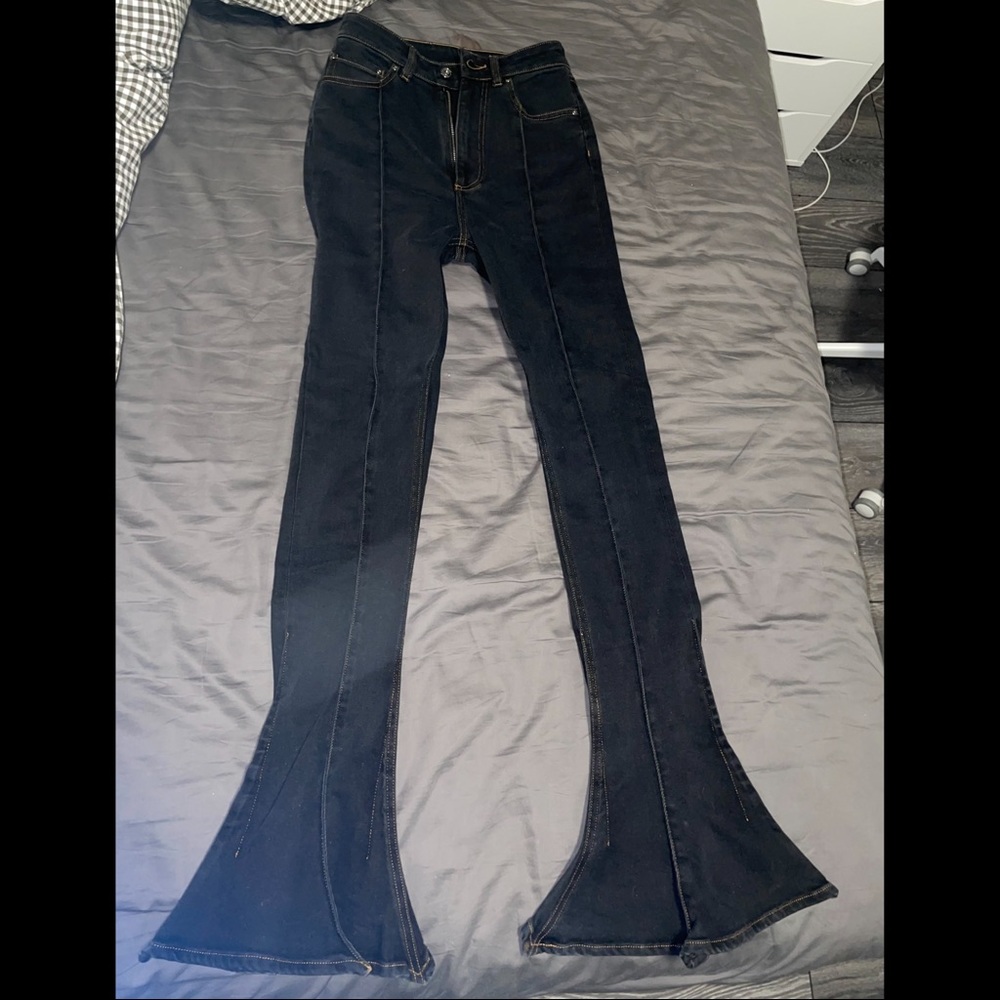 Y/PROJECT classic trumpet denim pants